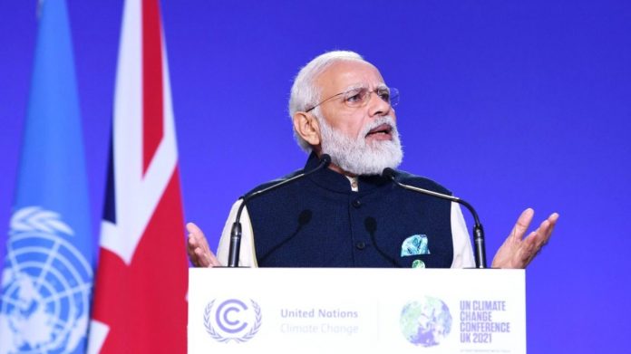 COP26 में जुटे वर्ल्ड लीडर्स:PM ने पर्यावरण बचाने के लिए दुनिया को दिया नया मंत्र