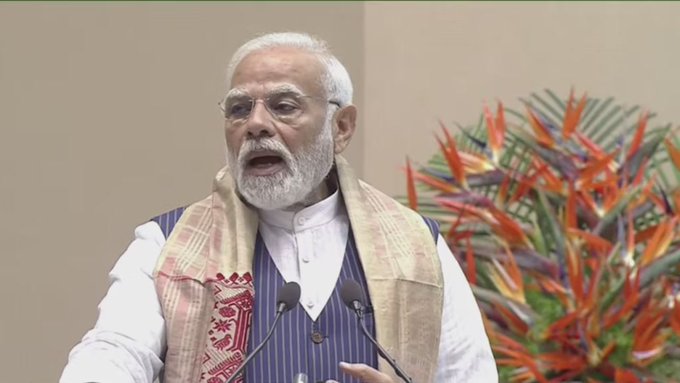 PM बोले:पहले जानबूझकर विदेशी एजेंडा बढ़ाने का काम हुआ; हम गलतियां सुधार रहेPM बोले