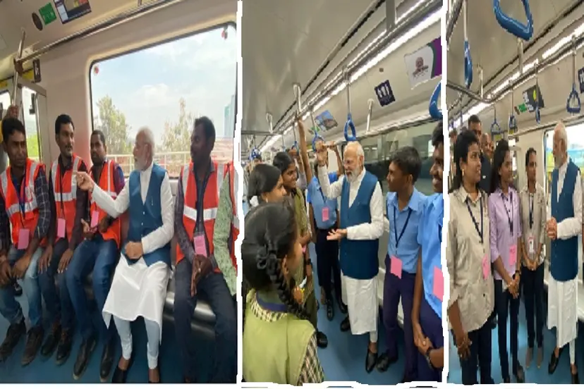 पीएम मोदी ने कादुगोडी-कृष्णराजपुरम के बीच Whitefield Metro लाइन का किया उद्घाटन;