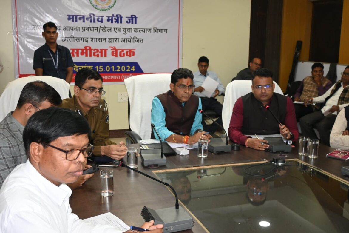 अवैध कॉलोनी एवं प्लाटिंग की रजिस्ट्री पर तत्काल लगाएं रोक : राजस्व मंत्री श्री टंक राम वर्मा;