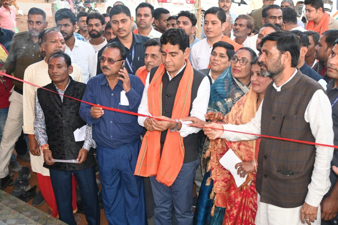 राजस्व मंत्री ने सुहेला में तहसील कार्यालय का भूमिपूजन एवं विभिन्न निर्माण कार्यों का लोकार्पण किया;