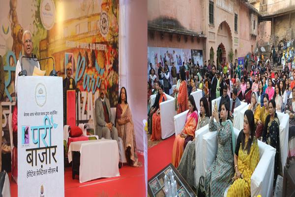 दिल और दिमाग़ के अद्भुत समन्वय से सृजित होता है हस्तशिल्प: श्री मंगुभाई पटेल;