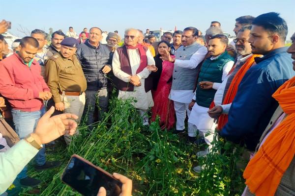 ओला पीड़ित किसानों के नुकसान की भरपाई करेगी सरकार : कृषि मंत्री श्री कंषाना;
