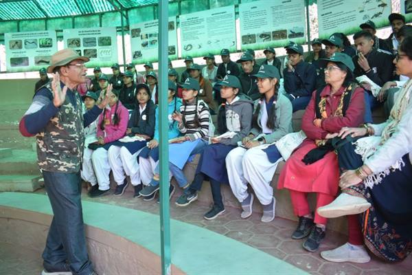 वन विहार राष्ट्रीय उद्यान-जू में नेचर कैम्प का आयोजन;