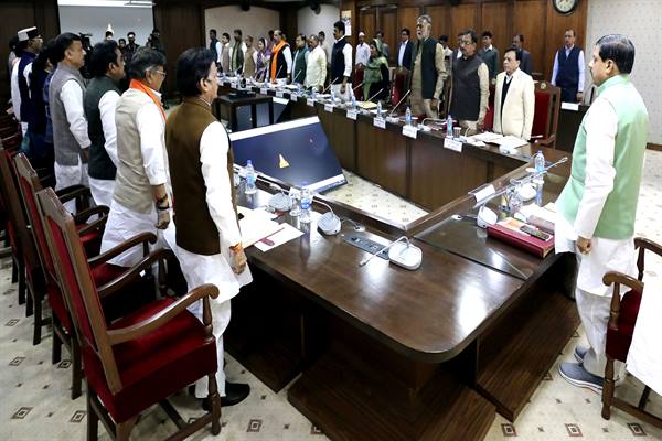 प्रधानमंत्री श्री मोदी को पार्वती-कालीसिंध-चंबल लिंक परियोजना के लिए मंत्रिपरिषद ने दिया धन्यवाद;