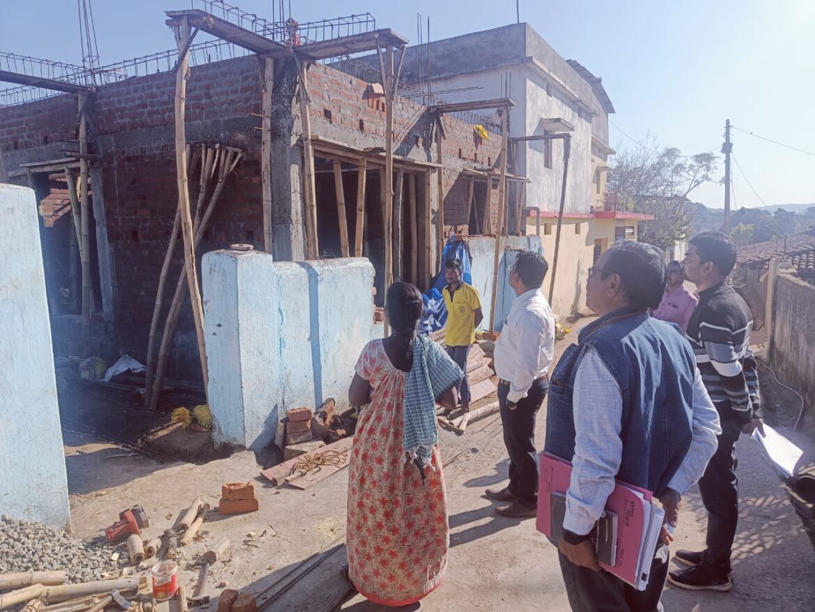 छत्तीसगढ़ में तेजी से चल रहे हैं पीएम आवास के निर्माण कार्य