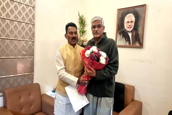 केन्द्रीय जलशक्ति मंत्री श्री शेखावत से जल संसाधन मंत्री श्री सिलावट ने की सौजन्य भेंट;