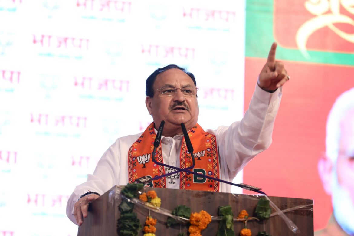 कांग्रेस सांसद राहुल गांधी के ‘नरेंदर सरेंडर’ वाले बयान पर भाजपा अध्यक्ष जेपी नड्डा का पलटवार