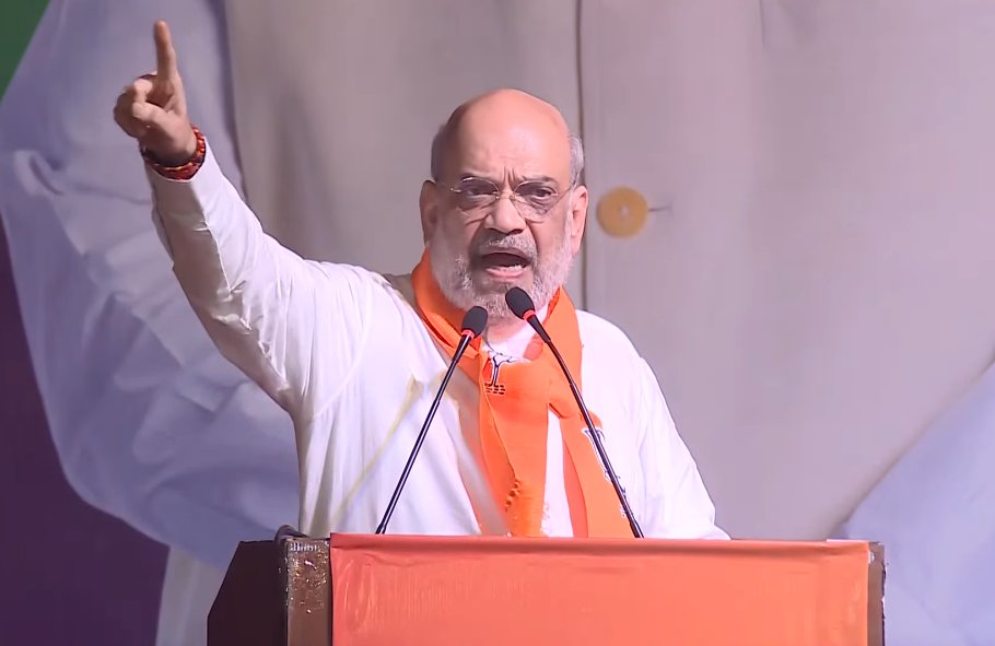 बांकुड़ा में केंद्रीय गृह मंत्री अमित शाह की हुंकार: बंगाल से सिंडिकेट और घुसपैठियों का होगा सफाया, ममता सरकार पर बोला हमला