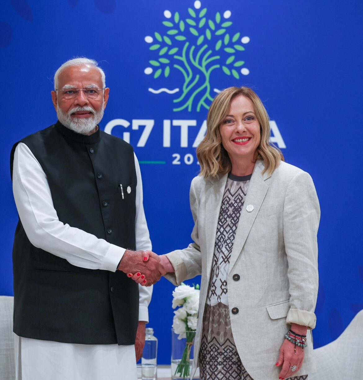 पीएम मोदी की हुई इटली की पीएम जॉर्जिया मेलोनी से मुलाकात