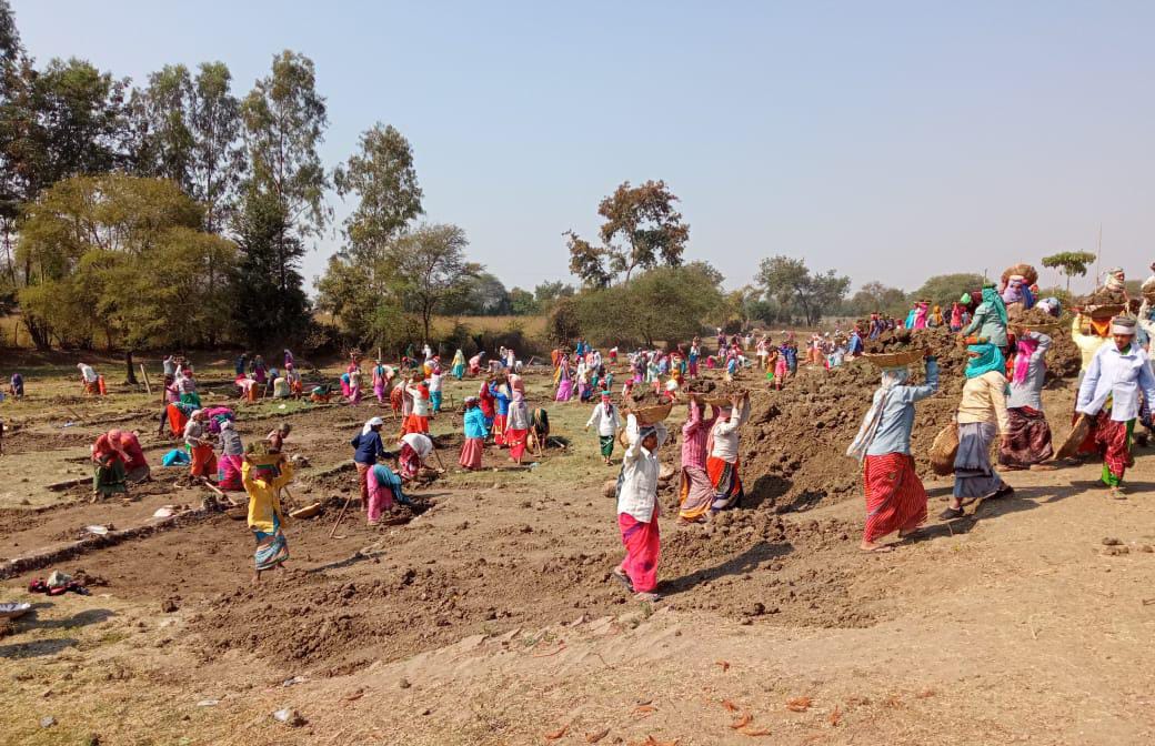 छत्तीसगढ़ में मनरेगा के अंतर्गत 4 साल का टूटा रिकार्ड