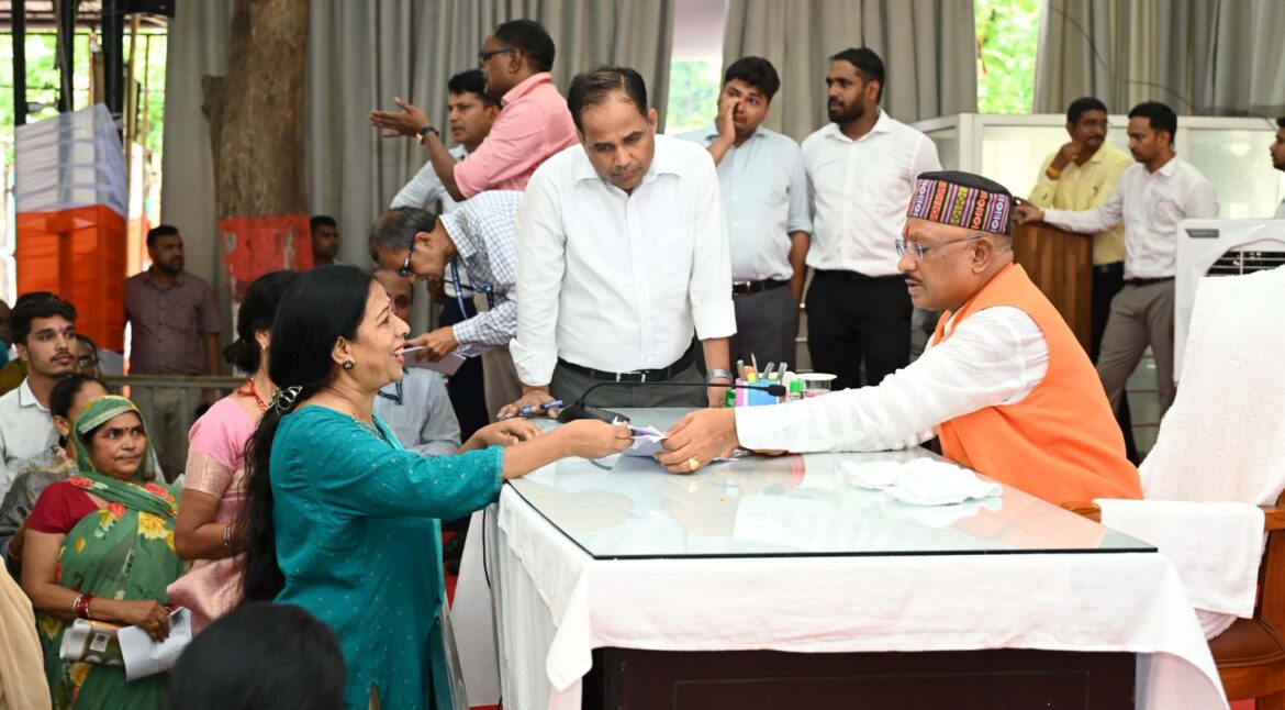 मुख्यमंत्री निवास में 8 जनवरी गुरुवार को होगा जनदर्शन