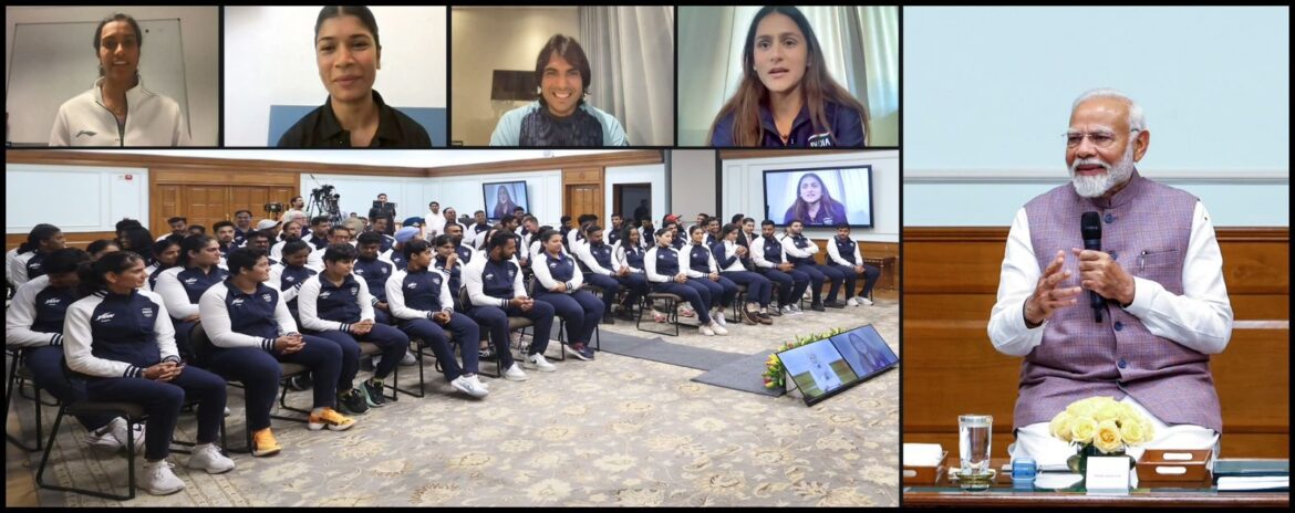 ओलिंपिक स्क्वाड से PM मोदी की चर्चा: