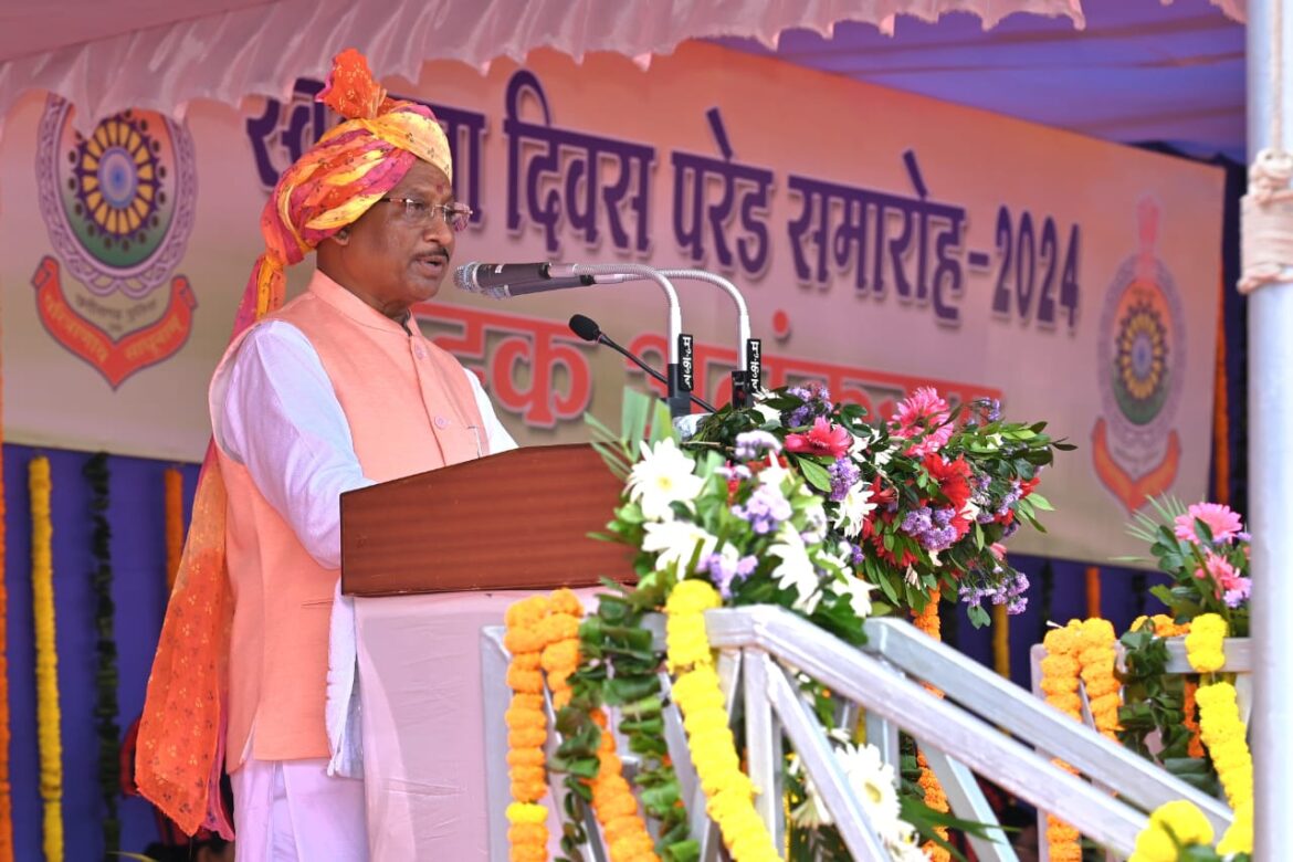विकसित छत्तीसगढ़ का संकल्प लेकर आगे बढ़ रही हमारी सरकार : मुख्यमंत्री श्री विष्णु देव साय