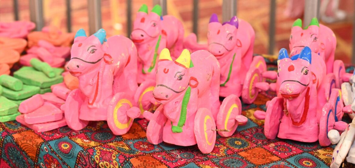 विष्णु भैया का सजा घर तीजा-पोरा पर