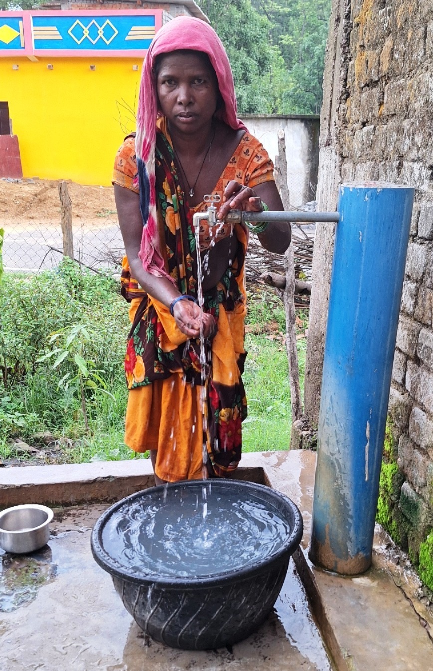 जल जीवन मिशन से घर में लगा नल, पानी के लिए रोज होने वाली टेंशन से मिली मुक्ति