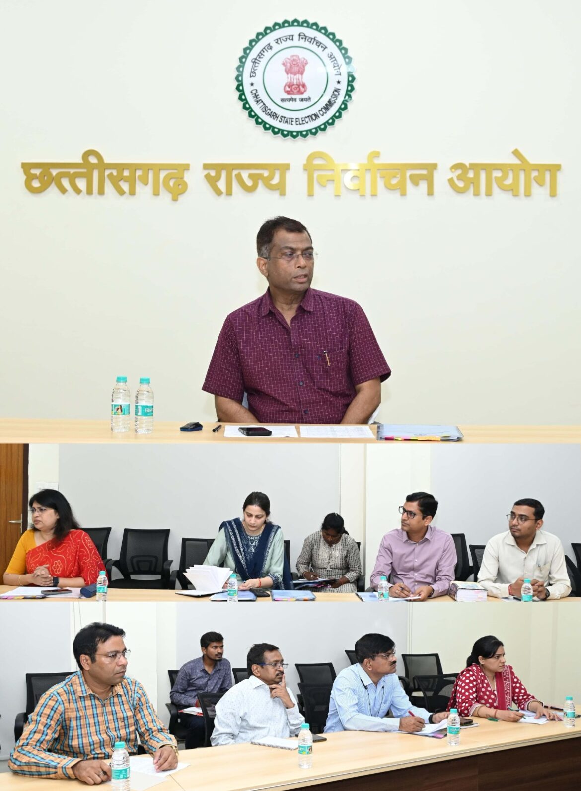 त्रिस्तरीय पंचायतों के निर्वाचन हेतु आरक्षण एवं परिसीमन समय पर करें : राज्य निर्वाचन आयुक्त श्री अजय सिंह