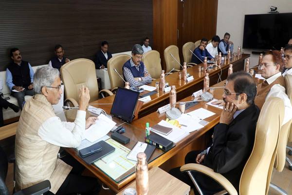 मुख्य सचिव श्री जैन की अध्यक्षता में हुई “संविधान दिवस” आयोजन सम्बंधी बैठक