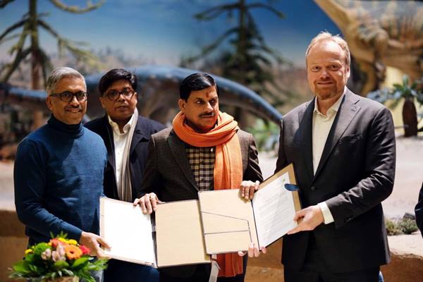 सतपुड़ा क्षेत्र में ट्राइएसिक युग के जीवाश्मों पर शोध के लिए हुआ भारत-जर्मनी के बीच एमओयू