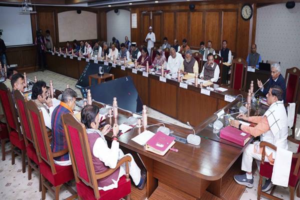 मुख्यमंत्री डॉ. यादव की अध्यक्षता में मंत्रालय में हुई मंत्रि-परिषद की बैठक