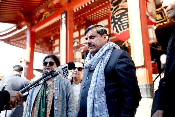 मुख्यमंत्री डॉ. यादव ने सेंसोजी मंदिर में भगवान बुद्ध के किये दर्शन