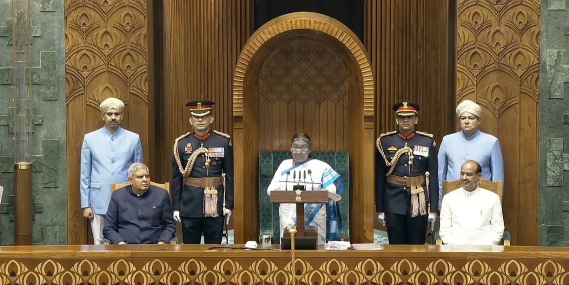 संसद में राष्ट्रपति का अभिभाषण
