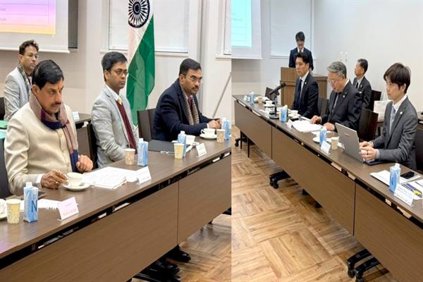 पैनासोनिक एनर्जी कंपनी लिमिटेड के साथ मुख्य मंत्री की जापान  के ओसाका में हुई बैठक