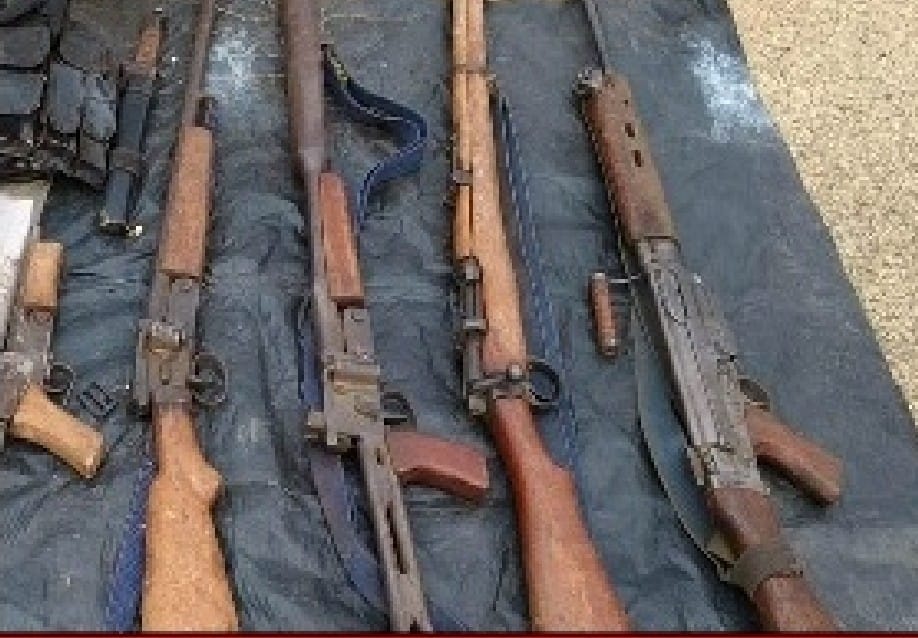 थाना छोटेबेठिया,ज़िला कांकेर के कुरूषनार जंगल पहाडी़ क्षेत्र में दिनांक-20.03.2025 को हुई पुलिस-नक्सली मुठभेड़ में 04 वार्दीधारी माओवादी के शव बरामद।