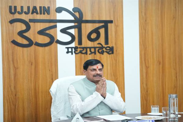 मुख्यमंत्री ने सागर में 50 करोड़ की लागत से बन रहे इस्कॉन मंदिर की वर्चुअली रखी आधारशिला