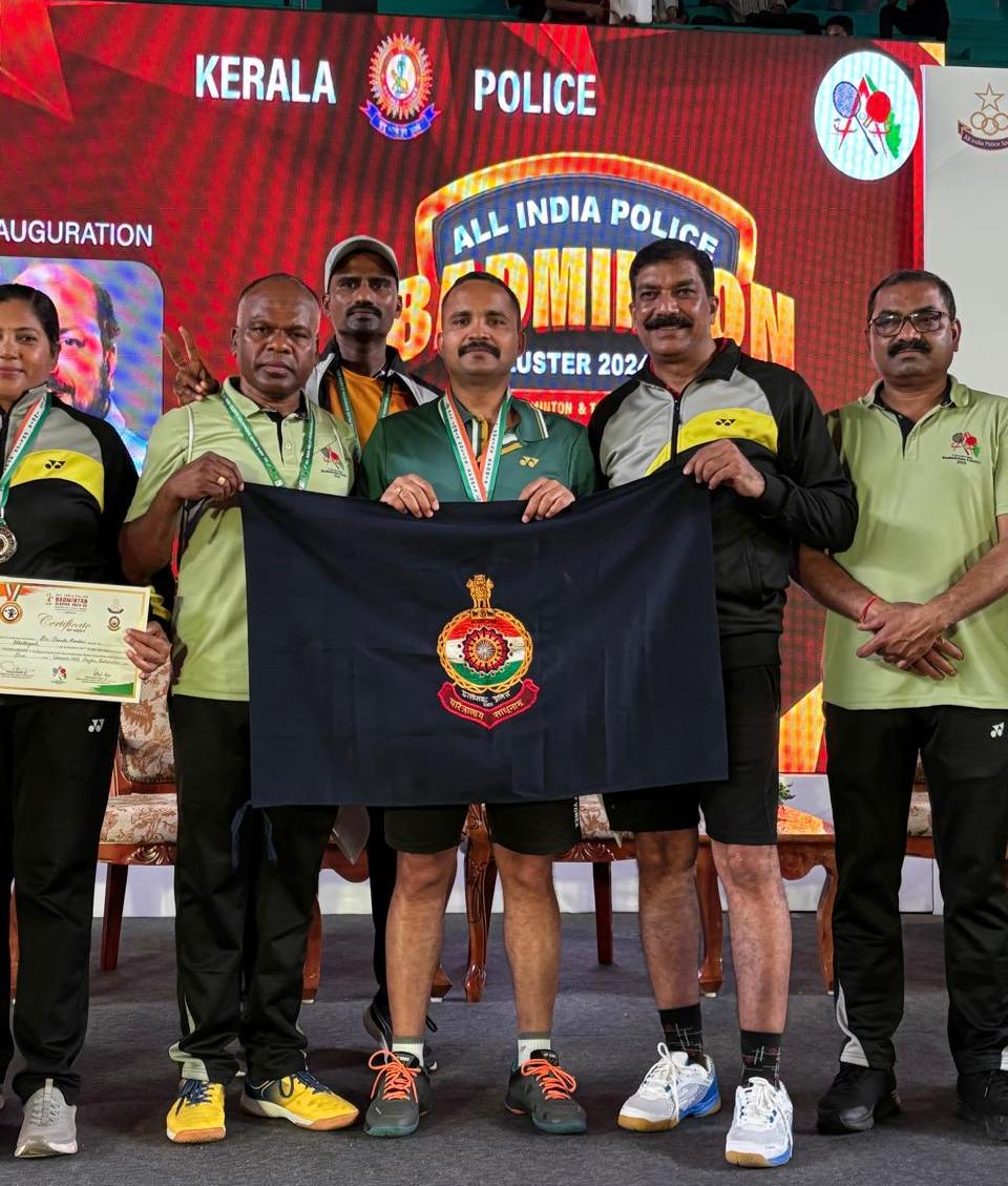 अखिल भारतीय पुलिस बैडमिंटन मिक्सड डबल्स में छत्तीसगढ़ का परचम लहराया