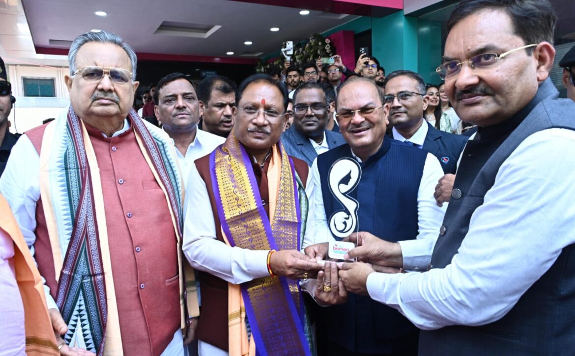 मुख्यमंत्री श्री विष्णु देव साय ने ‘बॉर्नियो मदर एंड चाइल्ड केयर हॉस्पिटल’ का किया शुभारंभ