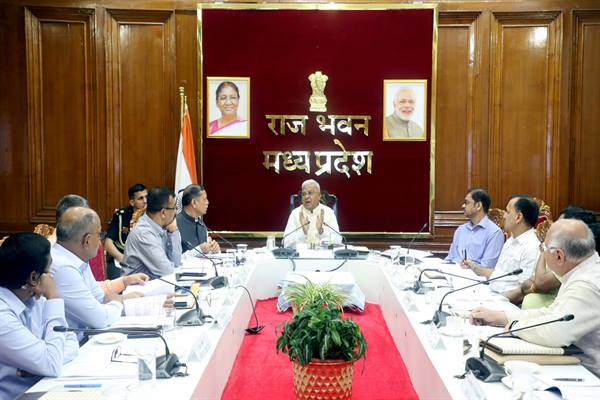राज्यपाल श्री मंगुभाई पटेल की अध्यक्षता में हुई विश्वविद्यालय के शासी निकाय की पाँचवीं बैठक 