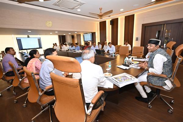 मंत्री श्री सारंग ने नाथू बरखेड़ा अंतर्राष्ट्रीय स्पोर्ट्स कॉम्प्लेक्स की प्रगति की समीक्षा की