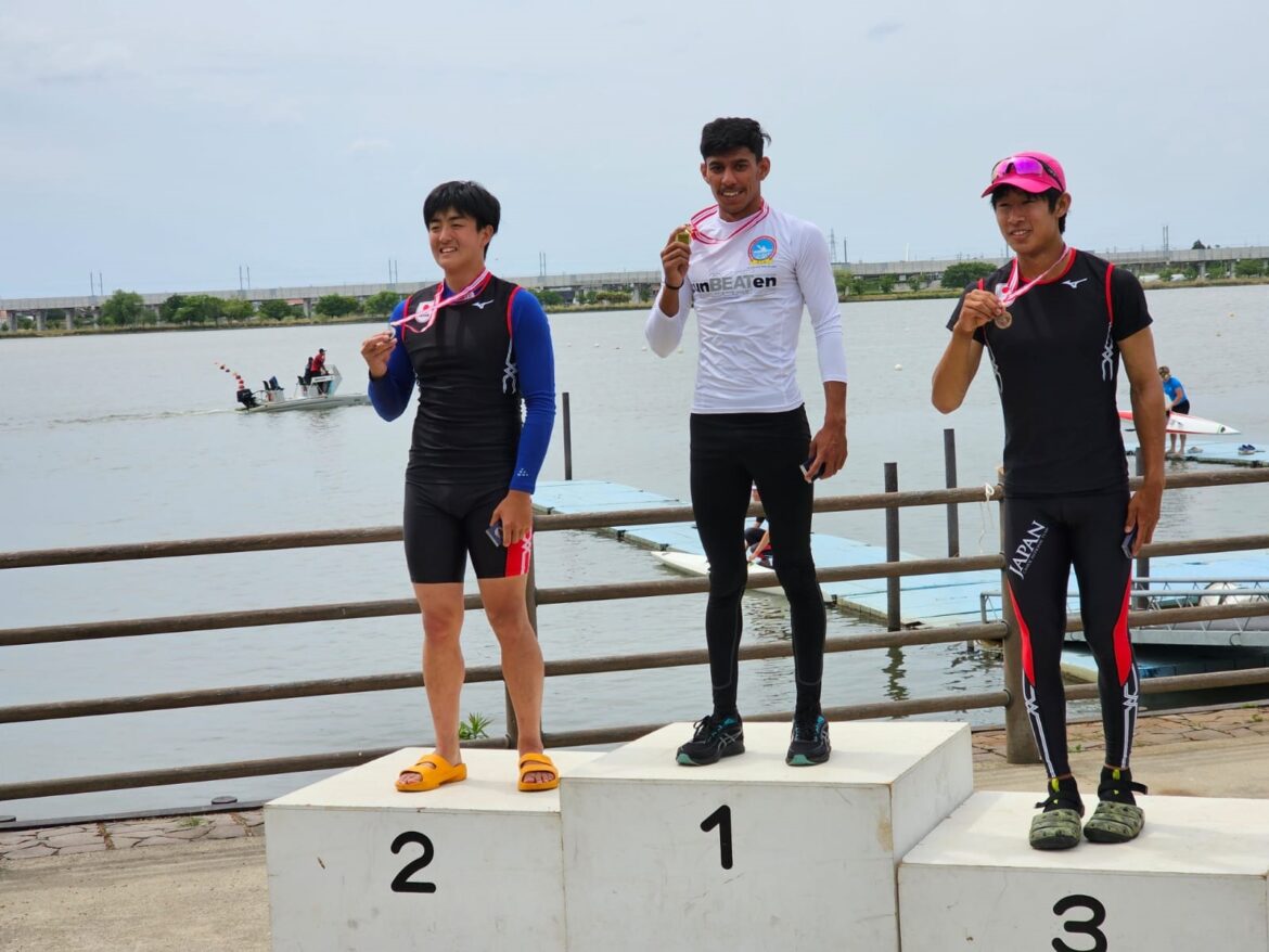 म.प्र.राज्य कयाकिंग-कनोइंग अकादमी के खिलाड़ी प्रिंस गोस्वामी ने जीता स्वर्ण पदक