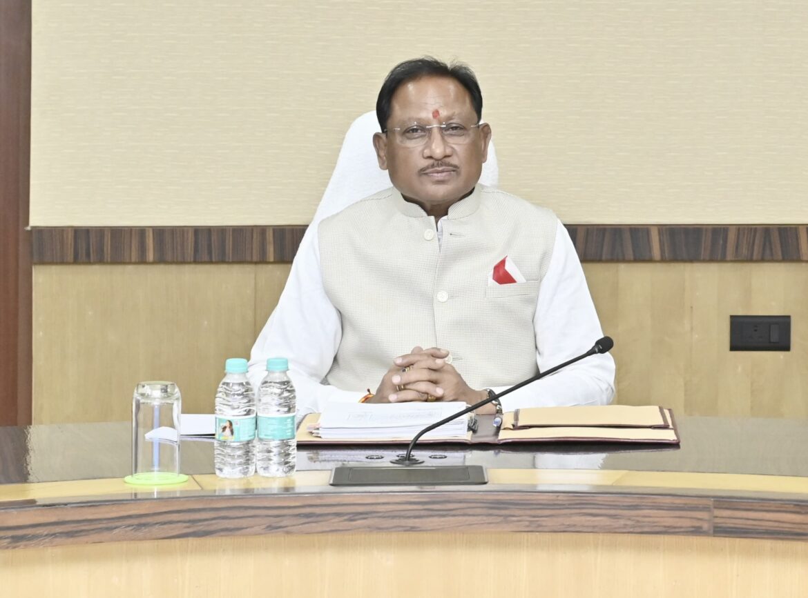 मुख्यमंत्री श्री विष्णु देव साय की अध्यक्षता में आज यहां मंत्रालय महानदी भवन में आयोजित कैबिनेट की बैठक में अनेक महत्वपूर्ण निर्णय लिए गए –