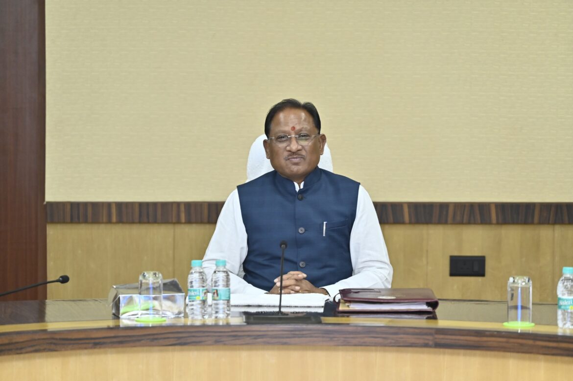 मुख्यमंत्री श्री विष्णु देव साय की अध्यक्षता में कैबिनेट की बैठक में अनेक महत्वपूर्ण निर्णय लिए गए