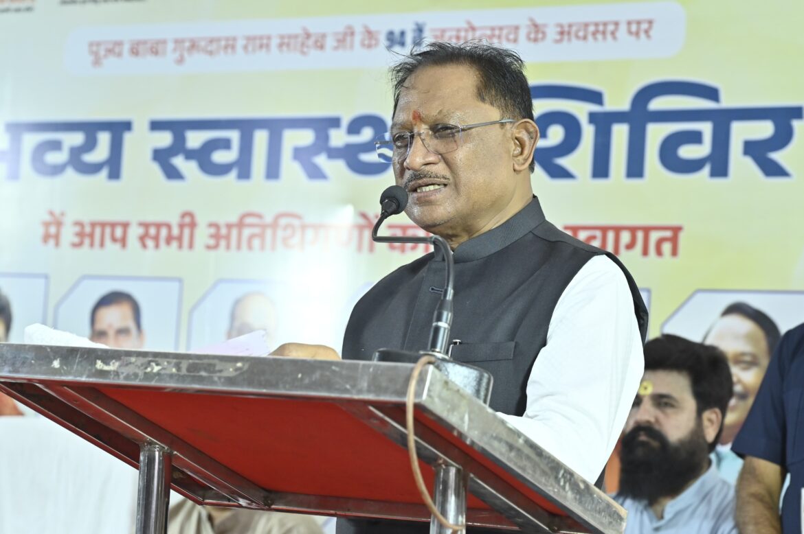 संतुलित आहार, नियमित व्यायाम और समय-समय पर जांच ही रोगों से बचाव का मूल मंत्र : मुख्यमंत्री श्री विष्णु देव साय