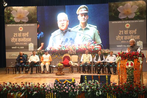 वर्ल्ड रोज कन्वेंशन 2028 आयोजन, विश्व स्तर पर भारत की बढ़ती साख का प्रतिफल: राज्यपाल श्री मंगुभाई पटेल
