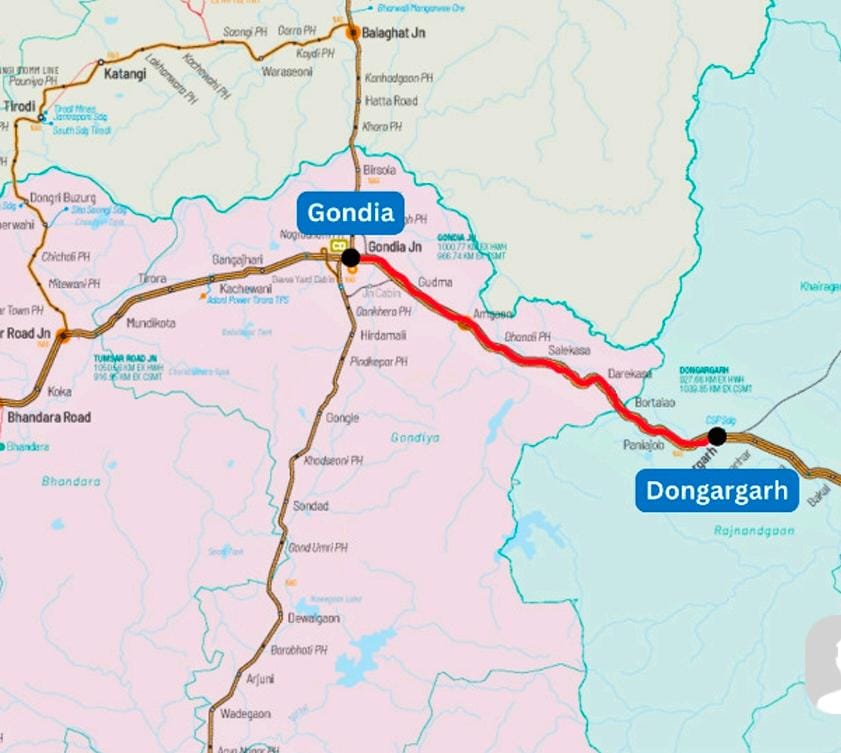 गोंदिया–डोंगरगढ़ चौथी रेल लाइन से छत्तीसगढ़ को मिलेगा विकास का नया ट्रैक : मुख्यमंत्री विष्णुदेव साय ने प्रधानमंत्री और रेल मंत्री का जताया आभार