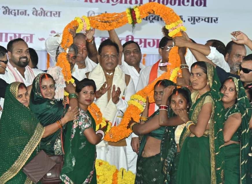 छत्तीसगढ़ के चहुंमुखी विकास के लिए हमारी सरकार प्रतिबद्ध : मुख्यमंत्री श्री विष्णु देव साय