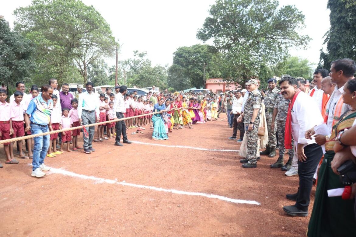 उप मुख्यमंत्री श्री शर्मा ने सुदूर वनांचल ग्राम कच्चापाल में बस्तर ओलंपिक 2025 का किया शुभारंभ