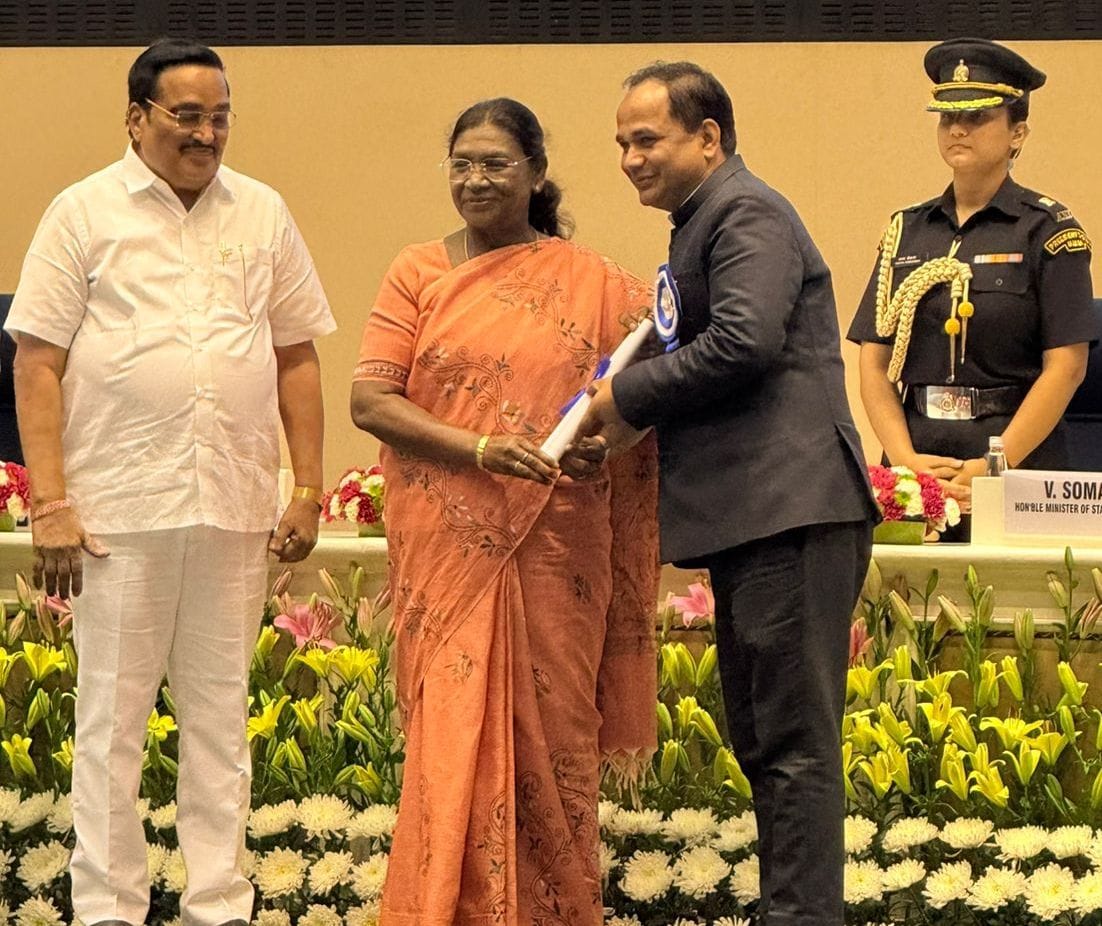 छत्तीसगढ़ को जल संरक्षण के क्षेत्र में उत्कृष्ट कार्यों के लिए राष्ट्रीय स्तर पर मिला सम्मान