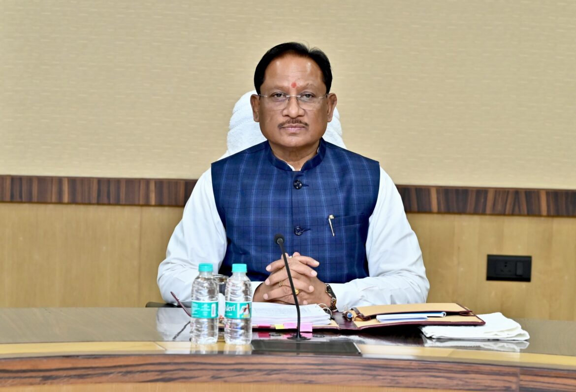 मुख्यमंत्री श्री विष्णु देव साय की अध्यक्षता में आज यहां मंत्रालय महानदी भवन में आयोजित कैबिनेट की बैठक