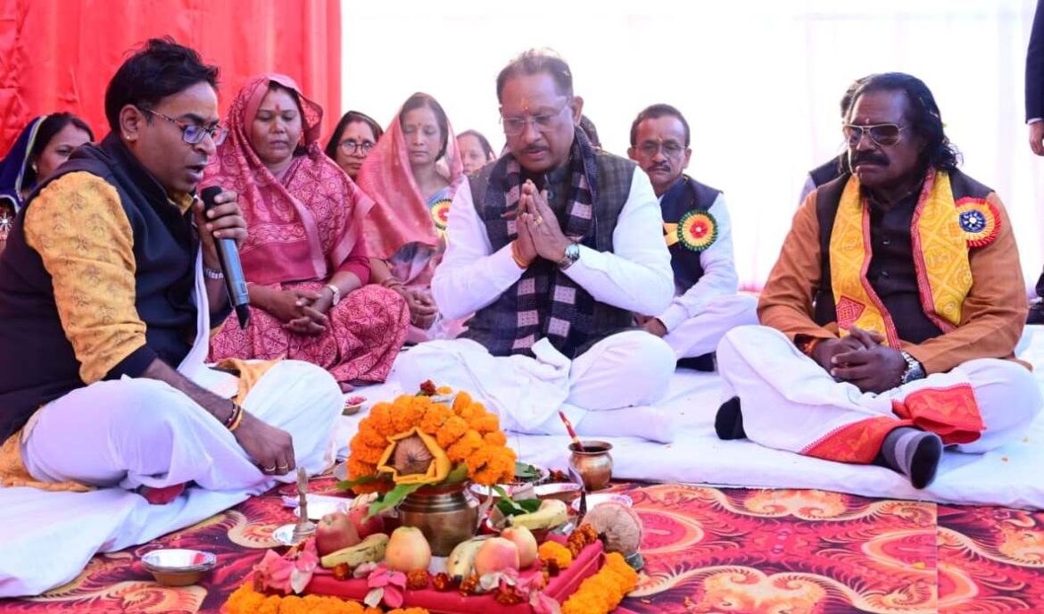मुख्यमंत्री श्री विष्णुदेव साय ने 40.25 करोड़ रूपए लागत के विकास कार्यों का किया लोकार्पण और भूमिपूजन