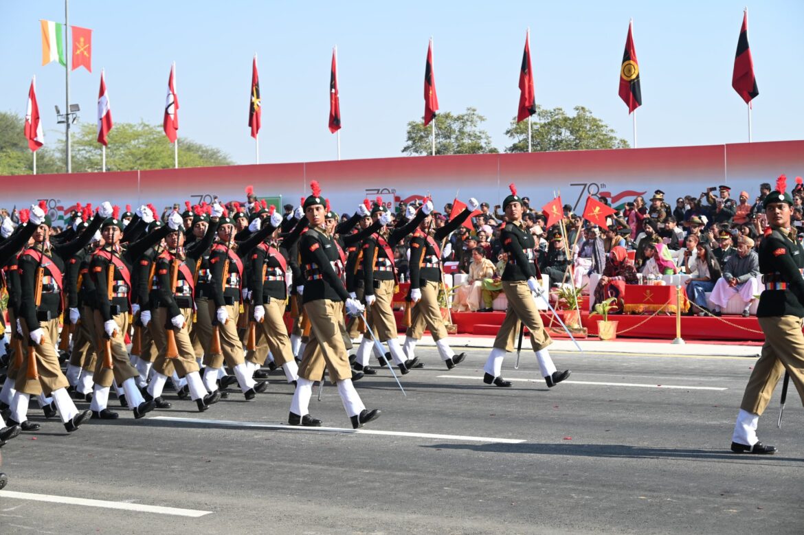 जयपुर में मनाया गया 78वां सेना दिवस