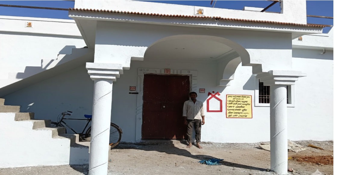 प्रधानमंत्री आवास योजना-ग्रामीण से श्री उदेराम का पक्के मकान का सपना हुआ साकार