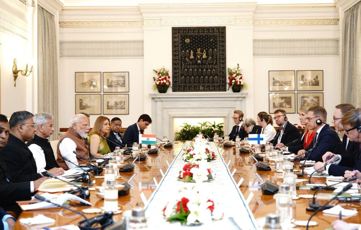 भारत-फिनलैंड संबंधों का नया युग: पीएम मोदी और राष्ट्रपति स्टब के बीच हाई-टेक सेक्टर्स पर हुई गहरी चर्चा