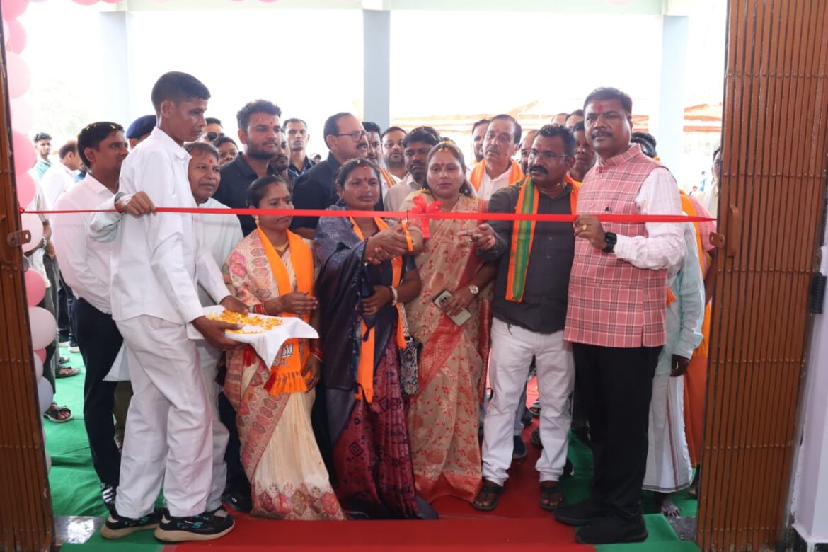 सुकमा में विकास को नई रफ्तार, कौशल केंद्र और कन्या छात्रावास का लोकार्पण