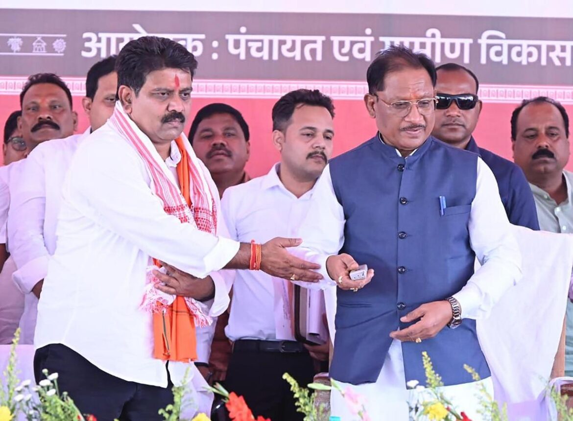 ग्रामीण विकास को नई रफ्तार: 2426 किमी सड़क निर्माण का मुख्यमंत्री श्री विष्णु देव साय ने किया शिलान्यास