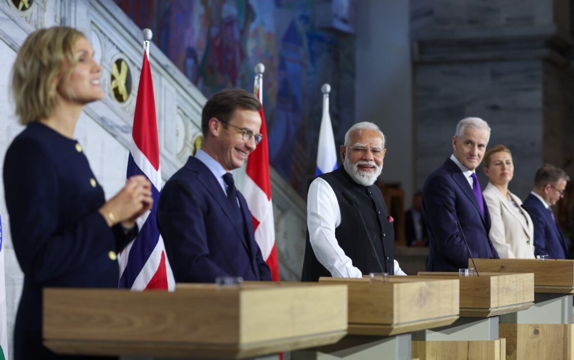 इंडिया-नॉर्डिक शिखर सम्मेलन: प्रधानमंत्री मोदी ने हरित तकनीक और नवाचार में रणनीतिक साझेदारी पर दिया बल, द्विपक्षीय व्यापार में चार गुना बढ़ोतरी
